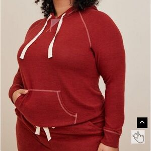 Torrid Size 5 Super Soft Plush Long Sleeve Lounge Hoodie